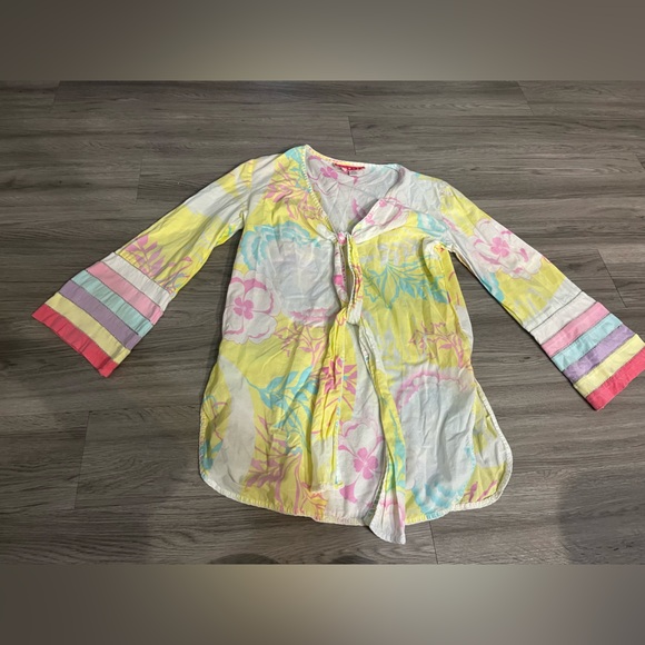 MANOUSH Colorful Floral Tunic Top - Picture 1 of 8